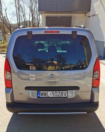 Citroen Berlingo cena 34900 przebieg: 205206, rok produkcji 2015 z Warszawa małe 704